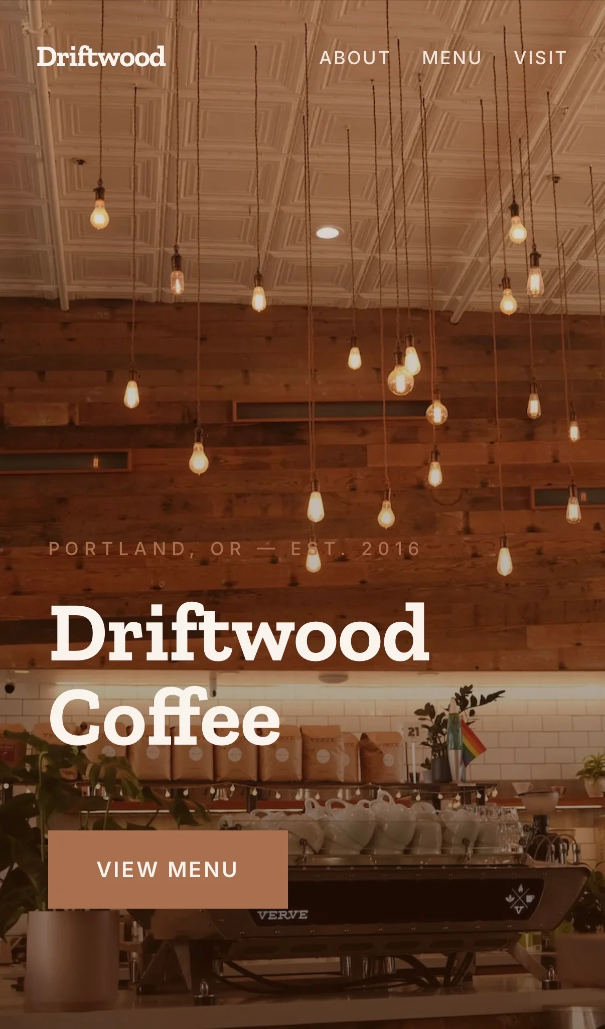 Driftwood Coffee screenshot