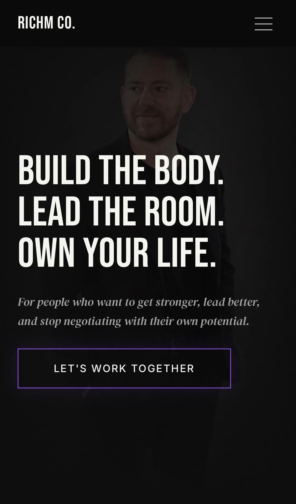 RichM Co. mobile website preview